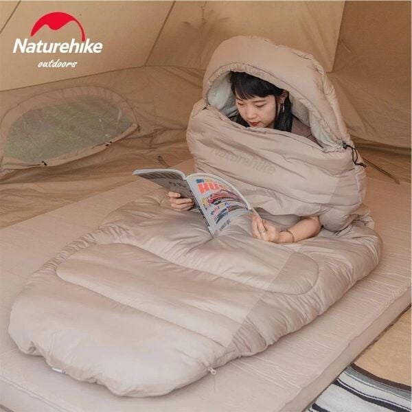 Naturehike PS300 Oval Ultralight Uyku Tulumu -9°C ( Crystalline ) Crystalline - Right