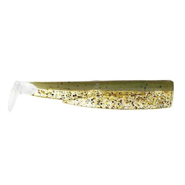 Fiiish Black Minnow BM70\1 BM348 4X-Gövde Silikon Yem-Kaki Paillete