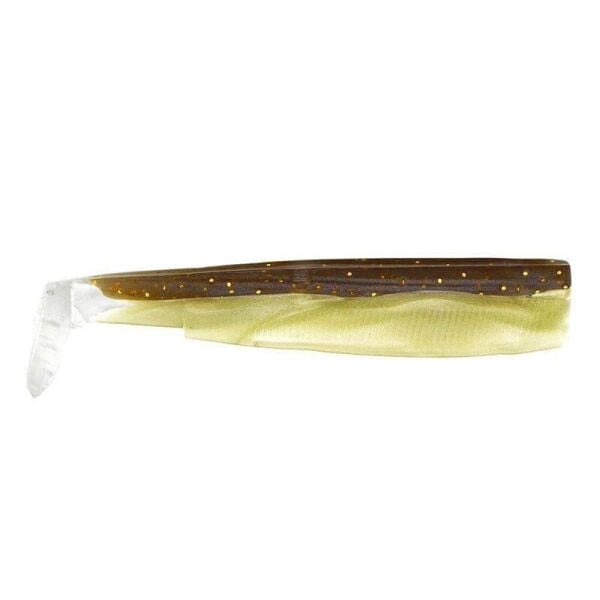 Fiiish Black Minnow BM70\1 BM349 4X-Gövde Silikon Yem-Marron Paillete