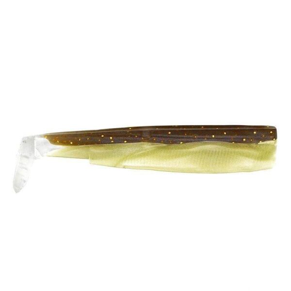 Fiiish Black Minnow BM70\1 BM349 4X-Gövde Silikon Yem-Marron Paillete