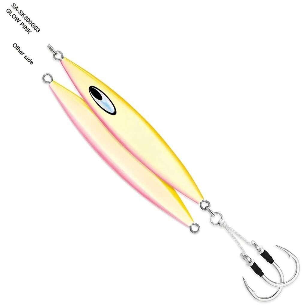 Daiwa Saltiga SK Jig Yem GLOW PINK - 250 Gr