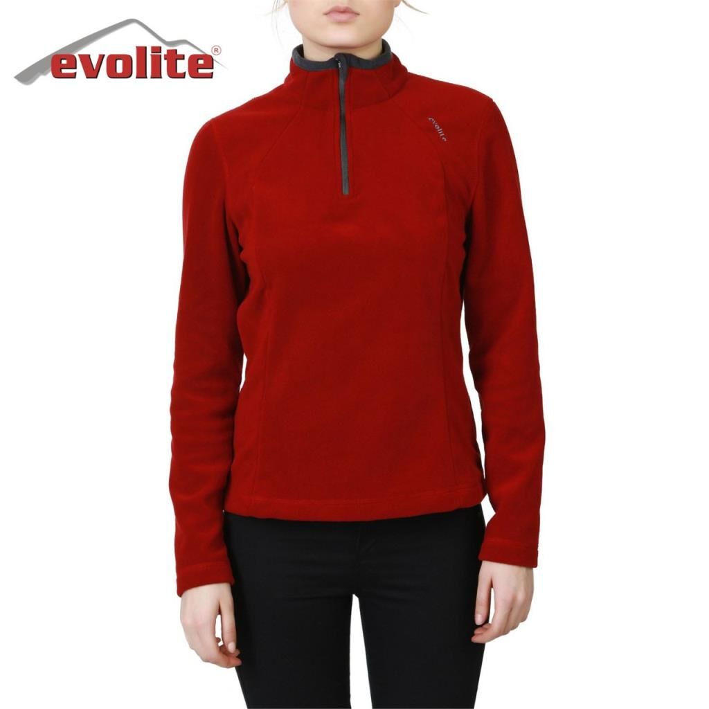 Evolite Fuga Bayan Mikro Polar Sweater - Bordo XS