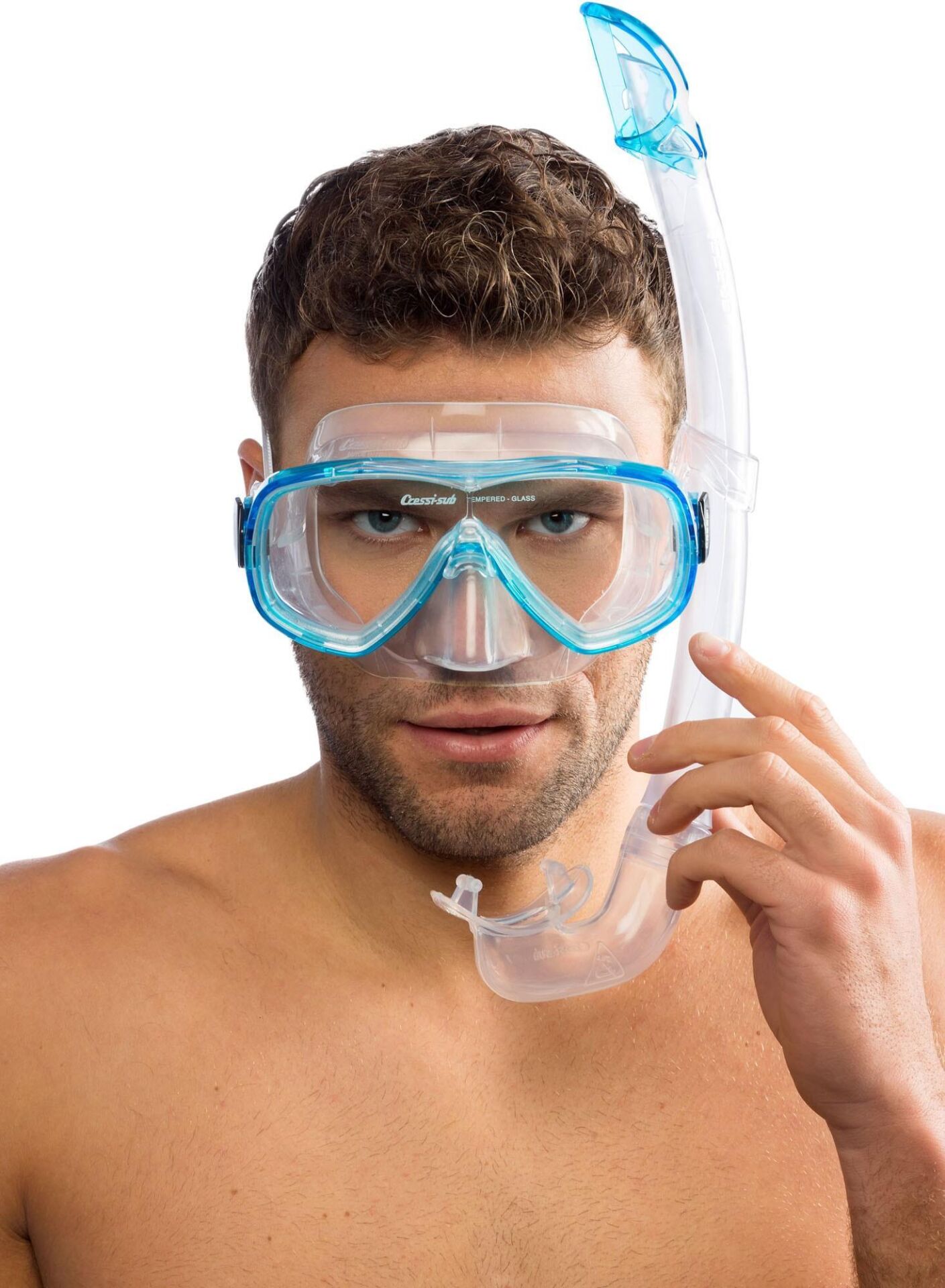 Cressi Onda Mare Maske Şnorkel Set MAVİ