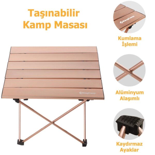 KingCamp Table M U.Light Katlanabilir Masa