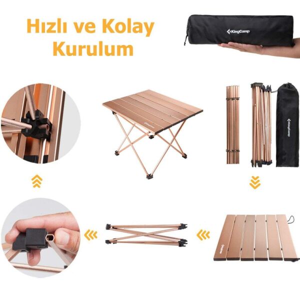 KingCamp Table M U.Light Katlanabilir Masa