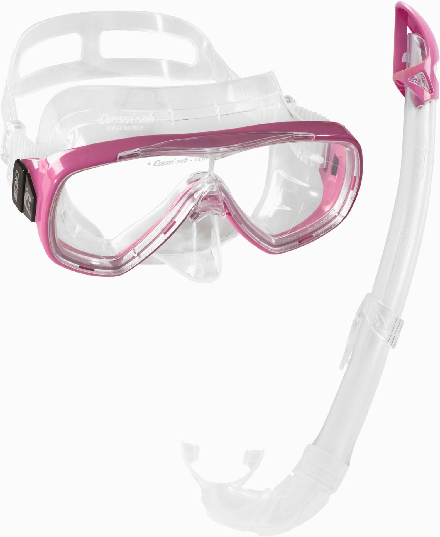 Cressi Onda Mare Maske Şnorkel Set PEMBE