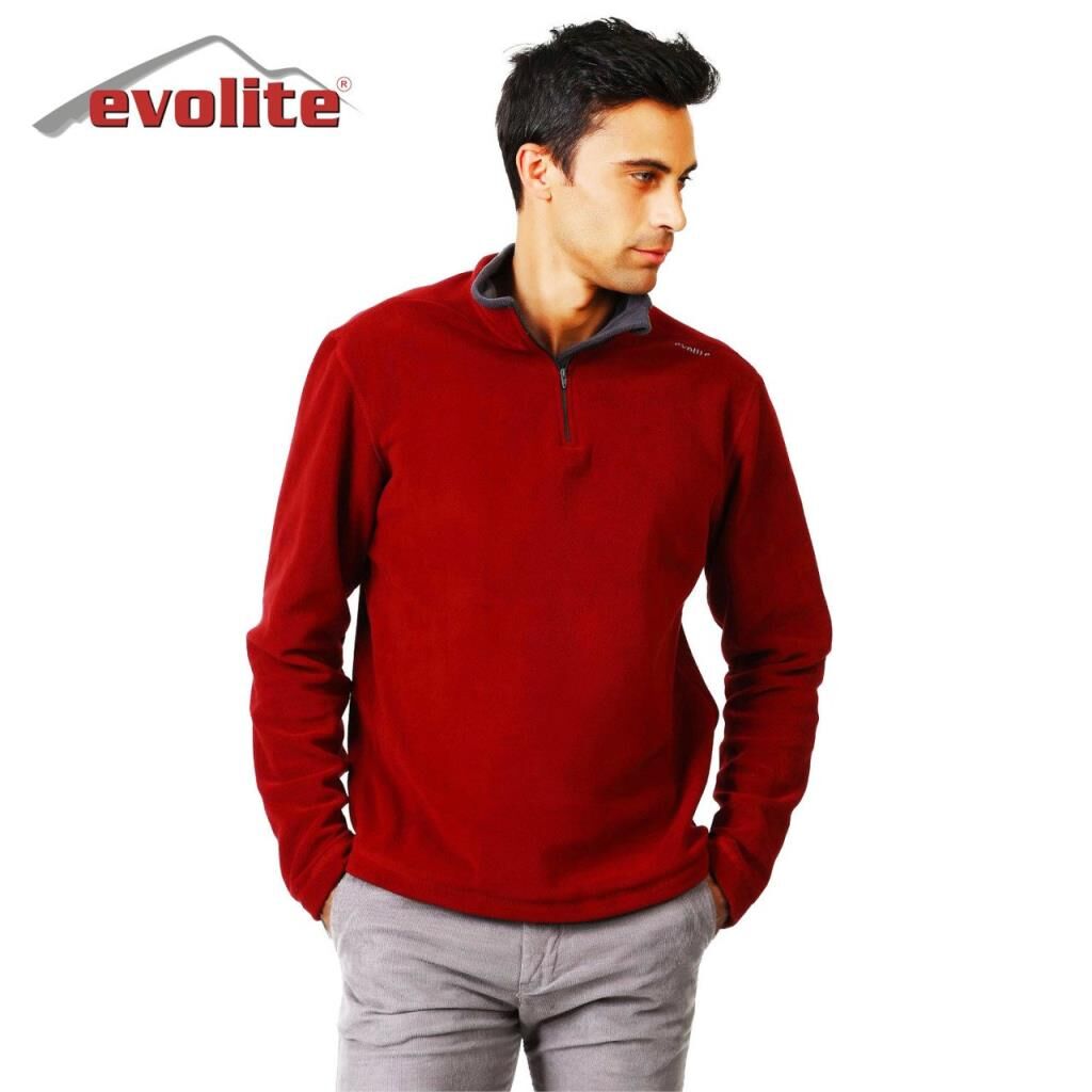 Evolite Fuga Bay Mikro Polar Sweater - Bordo XXXL