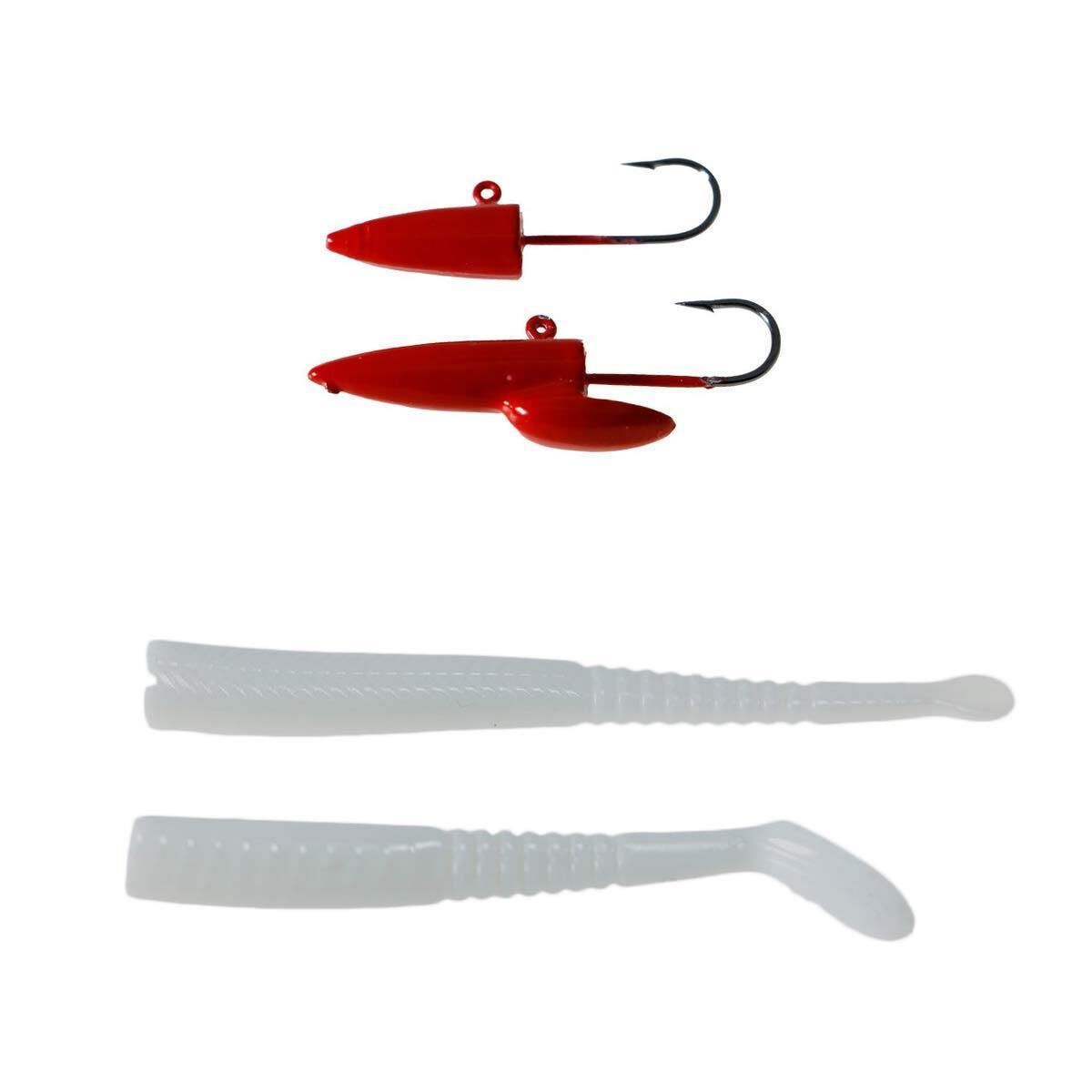 Fujin Micro Sandeel Kit 1+1.5+5 Silikon Yem RED HEAD