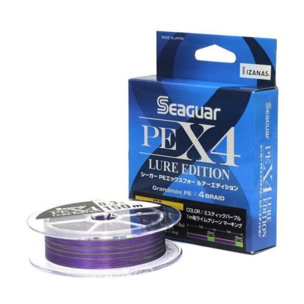 Seaguar Lure Edition Grandmax PE x4 Örgü LRF İp Misina MULTİCOLOR - 150 MT - 0,083 MM