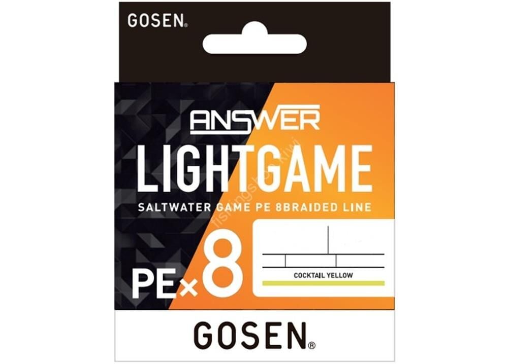 Gosen Answer Light Game PEx8 Örgü LRF İpi
