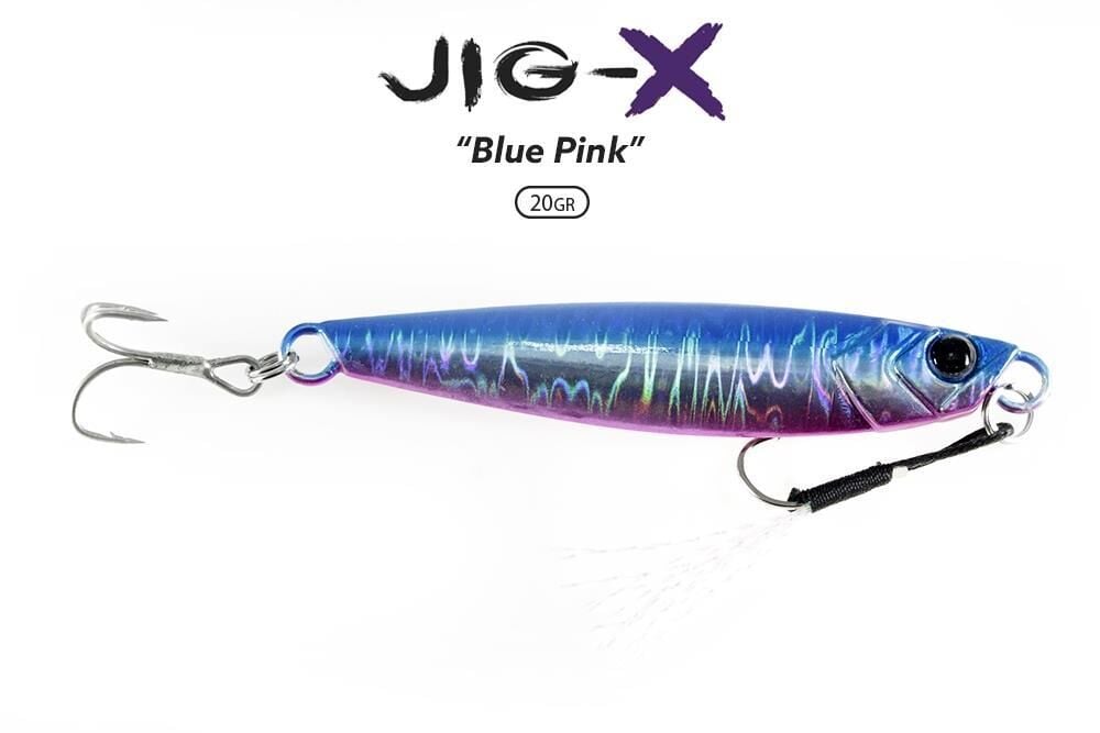Fujin Jig-X 20 gr Light Jigging - Jig Yem BLUE PİNK