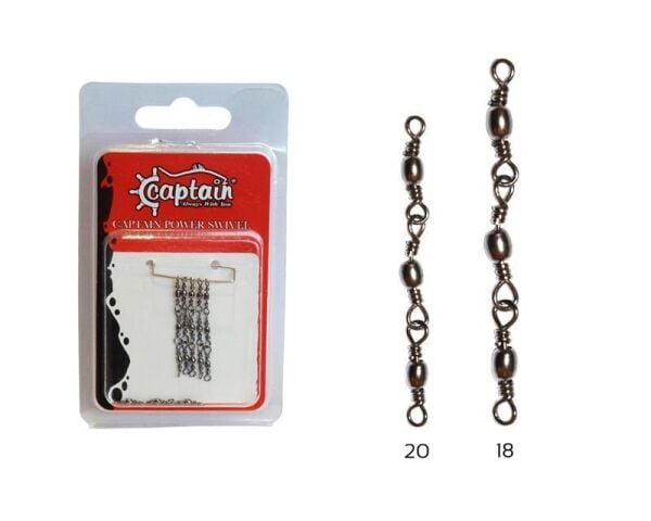 Captain 5100 3 Zincir Fırdöndü 5'li Paket Nikel NO:20