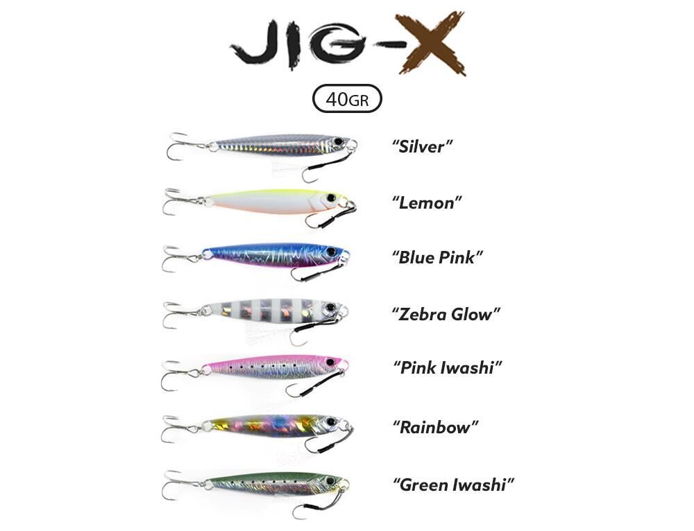Fujin Jig-X 40 gr Shore Jigging - Jig Yem KEİMURA SHİRASI