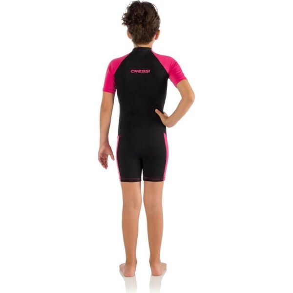 Cressi Little Shark Junior Shorty Dalış Elbisesi BLACK / LIME - 2MM - 11/12 YAŞ