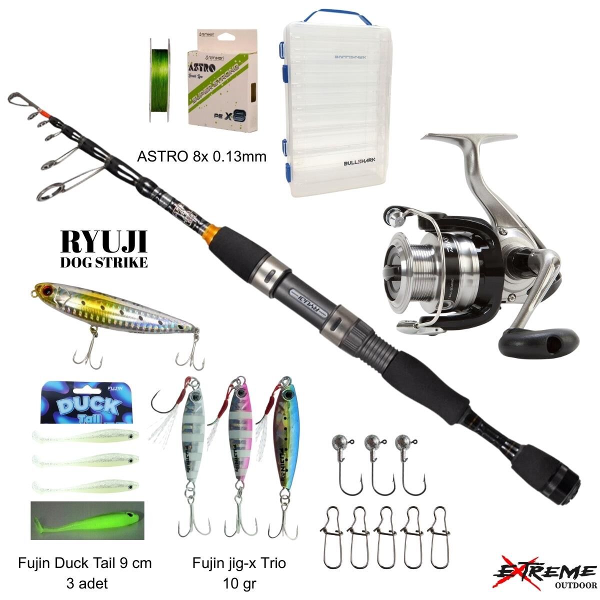 Daiwa StrikeForce 2500B Ryuji Rock Fish 240 cm 10-40 gr TeleSpin Olta Seti