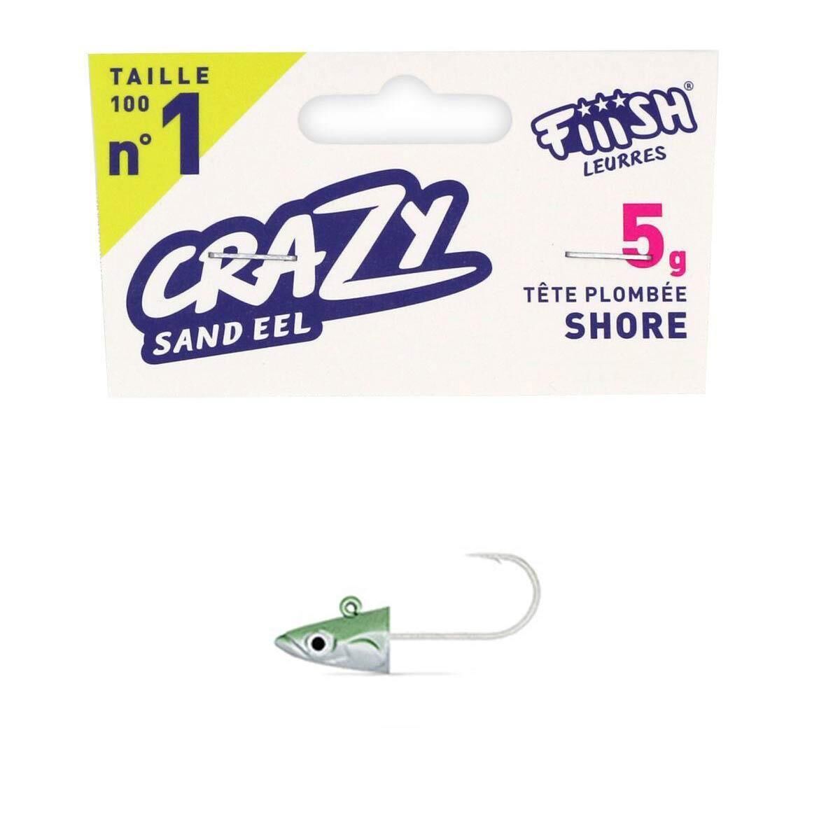 Fiiish Crazy Sandeel CSE100/1 CSE216 5Gr Shore Jig Head
