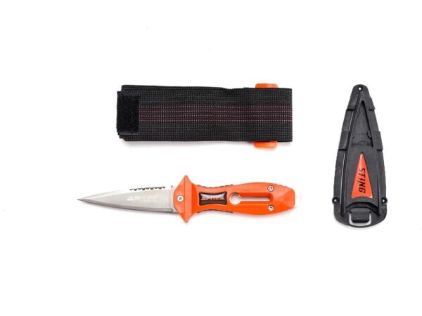 Apnea Sting Paslanmaz SuAltı Dalış Bıçağı + Kol Bandı