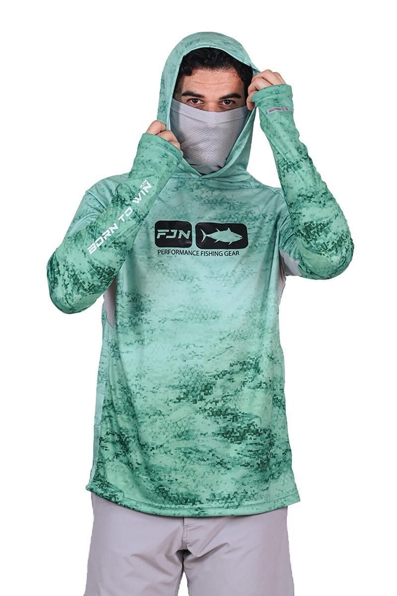 Fujin Pro Angler T-Shirt Green Wave Green Wave - L