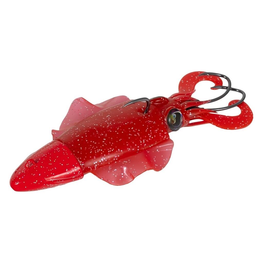 Seabor Cuttle Fish 12cm Kalamar Silikon Yem RED - 110 Gr