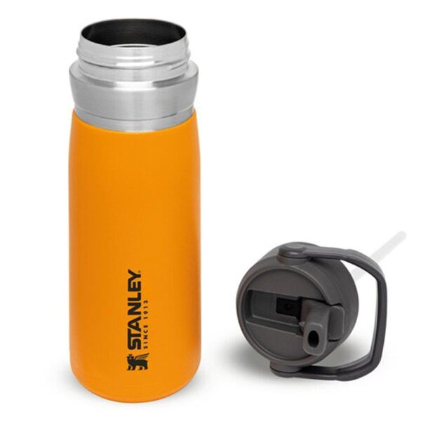 Stanley The Iceflow Pipetli Paslanmaz Çelik Soğuk Su Termosu 0.65 LT TURUNCU