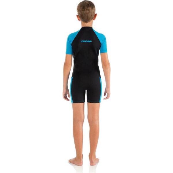 Cressi Little Shark Junior Shorty Dalış Elbisesi BLACK / BLUE - 2MM - 11/12 YAŞ