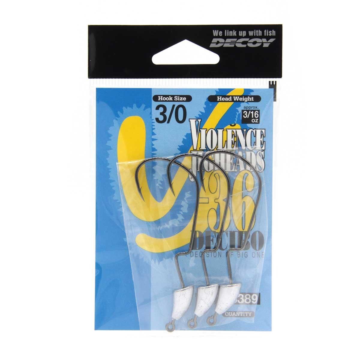 Decoy VJ-36 Violence Decibo Jig Head NO:3/0 - 7 GR - 7 GR
