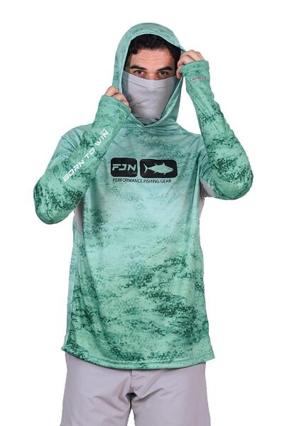 Fujin Pro Angler T-Shirt Green Wave Green Wave - S