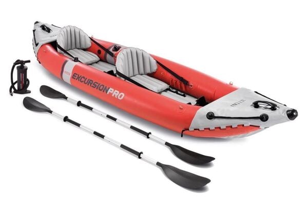 İntex Excursion Pro Kayak K2 Çift Kişilik Şişme Kano Set (180 kg) ( 384 x 94 x 46 cm )