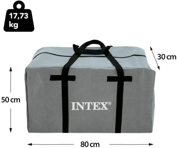 İntex Excursion Pro Kayak K2 Çift Kişilik Şişme Kano Set (180 kg) ( 384 x 94 x 46 cm )