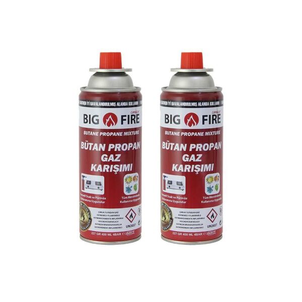 Big Fire Power 227gr Valfli Gaz Kartuşu