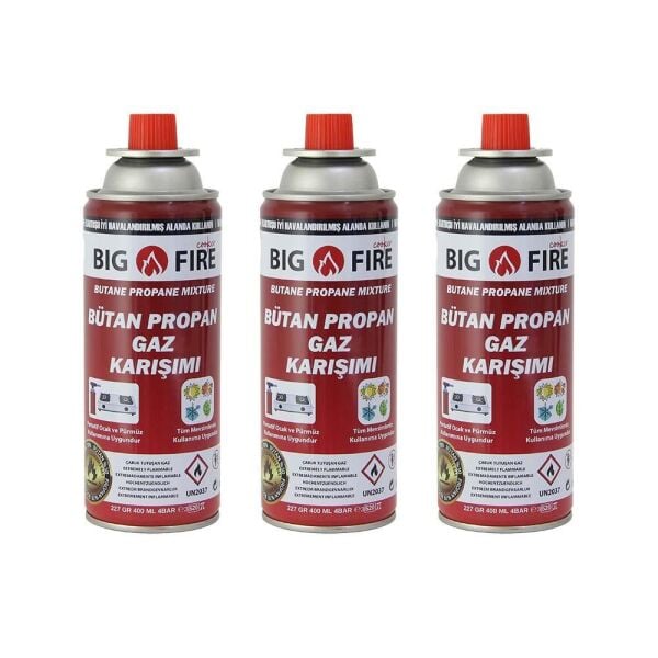 Big Fire Power 227gr Valfli Gaz Kartuşu