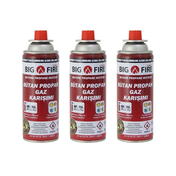 Big Fire Power 227gr Valfli Gaz Kartuşu