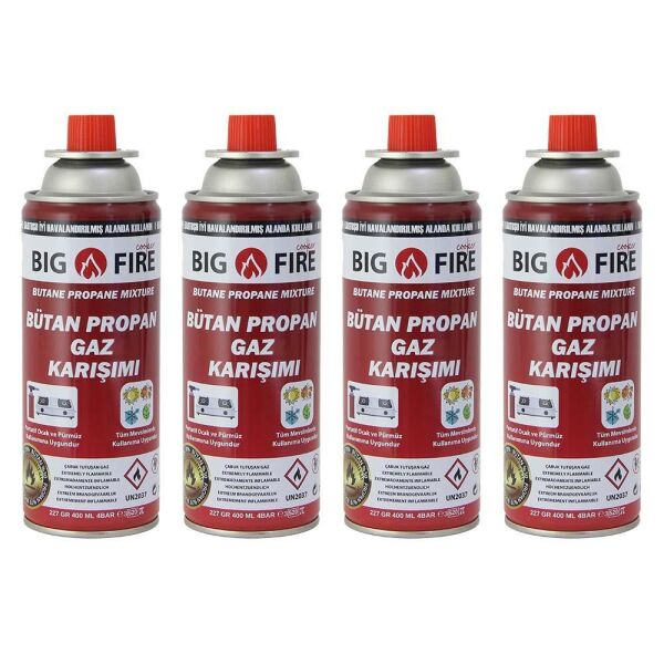 Big Fire Power 227gr Valfli Gaz Kartuşu