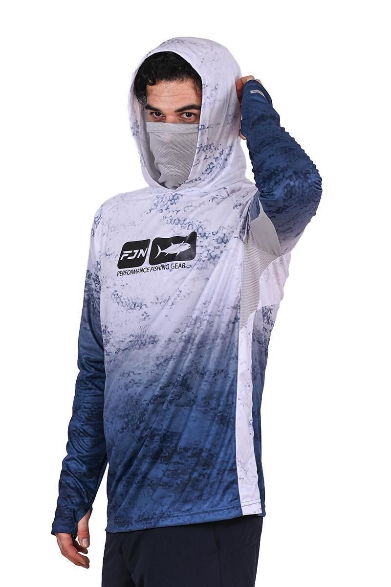 Fujin Pro Angler T-Shirt Grey Wave Grey Wave - L