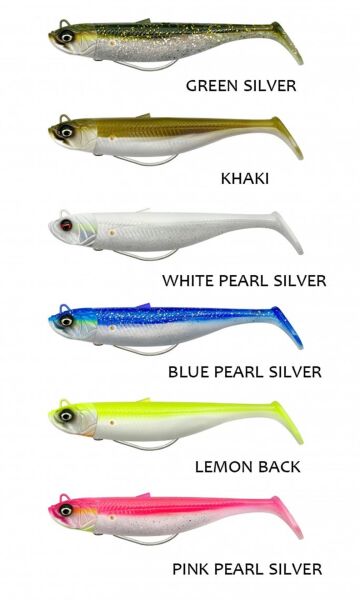 Savage Gear Savage Minnow Weedless 10 cm 16 gr 2+1 Silikon Yem Pink Pearl Silver