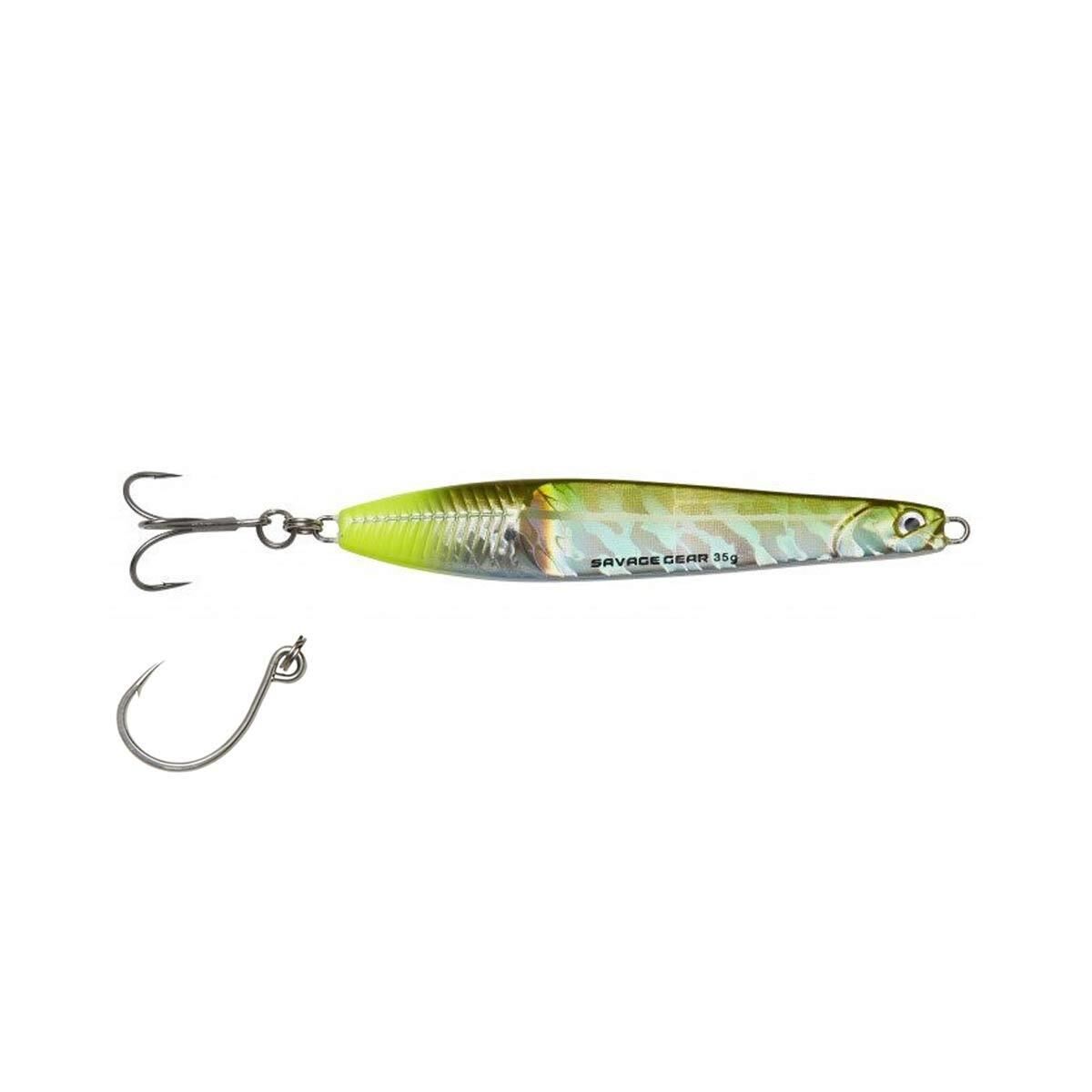 Savage Gear Surf Seeker 10 cm 30 gr Sinking Olta Kaşık Yem GREEN SİLVER