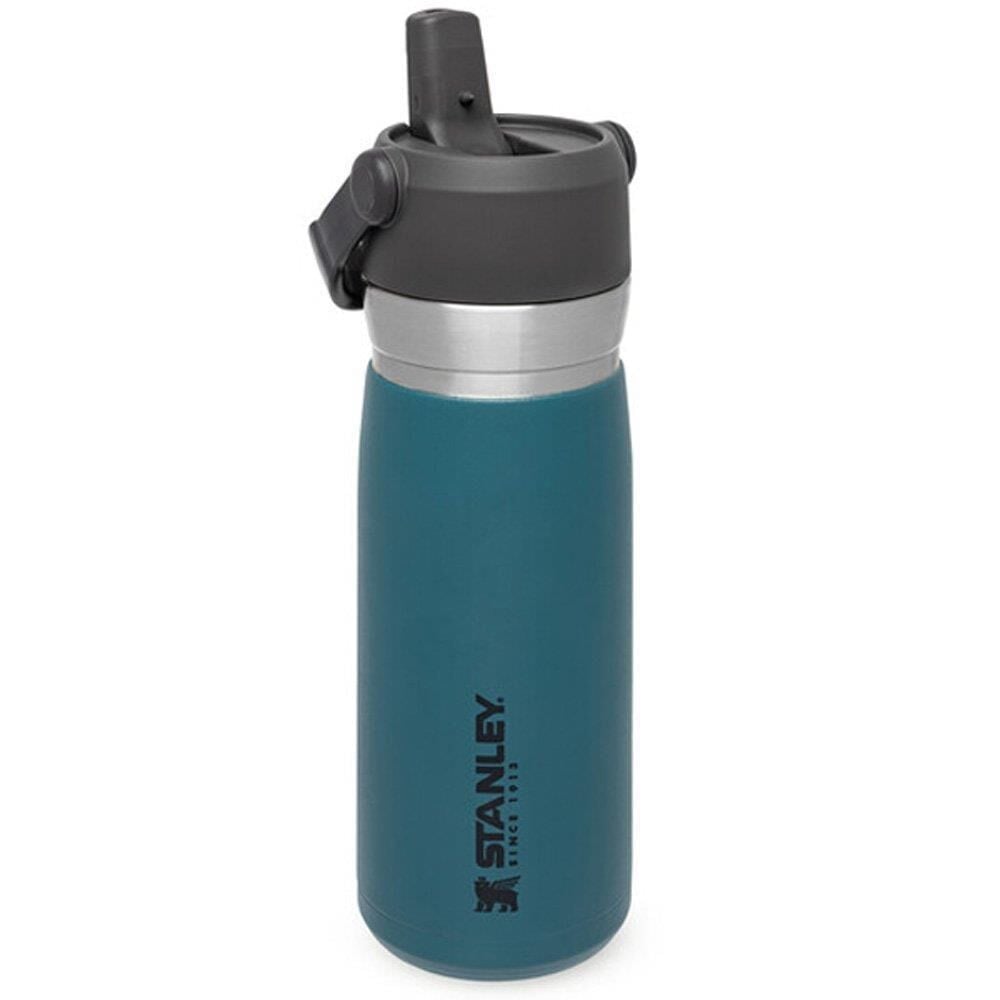 Stanley The Iceflow Pipetli Paslanmaz Çelik Soğuk Su Termosu 0.65 LT Petrol Mavisi