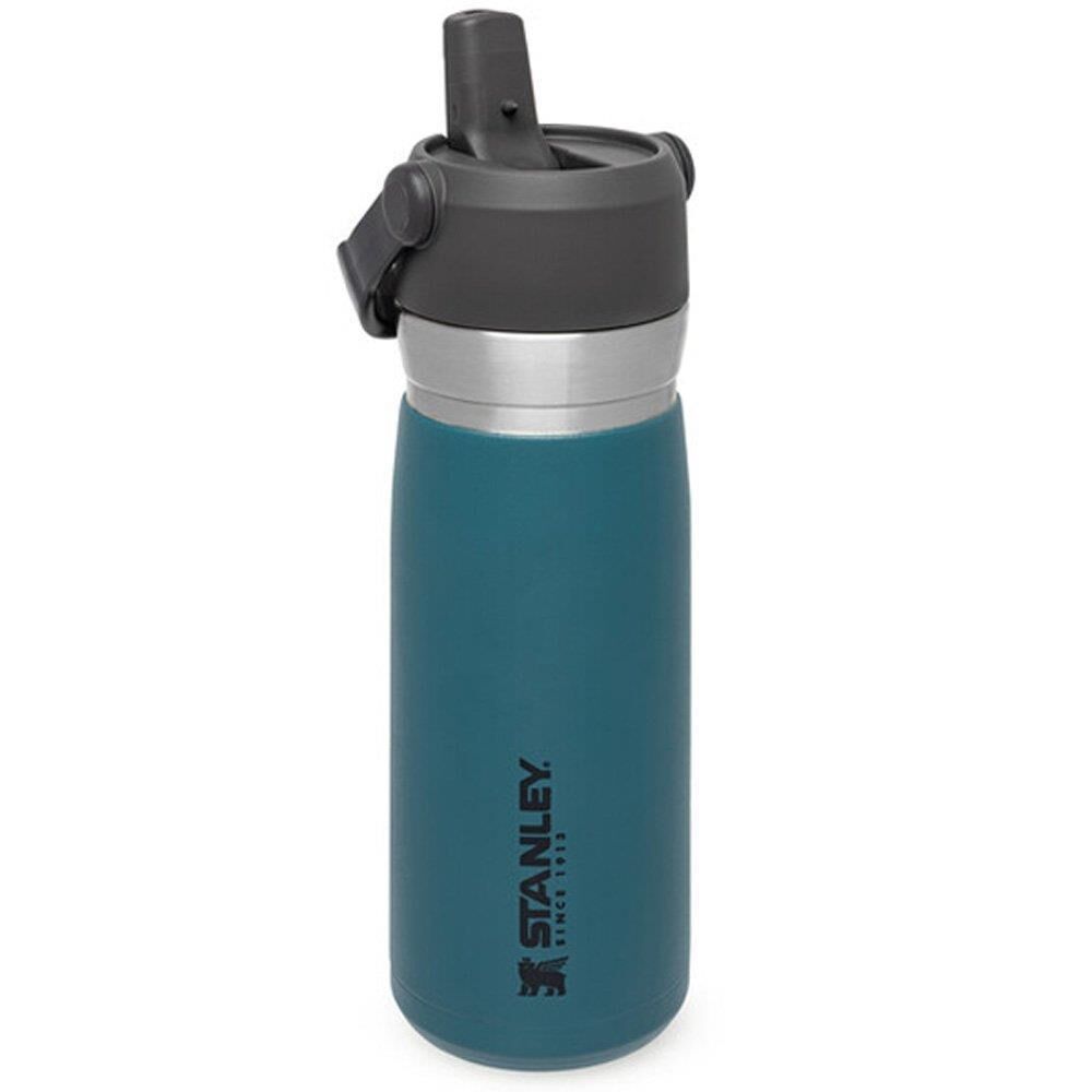 Stanley The Iceflow Pipetli Paslanmaz Çelik Soğuk Su Termosu 0.65 LT Petrol Mavisi