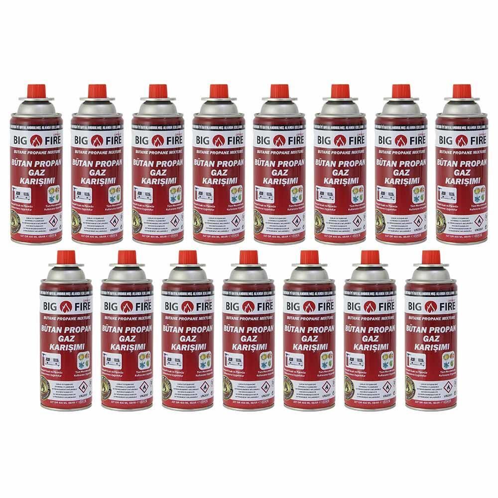 Big Fire Power 227gr Valfli Gaz Kartuşu 15Lİ SET