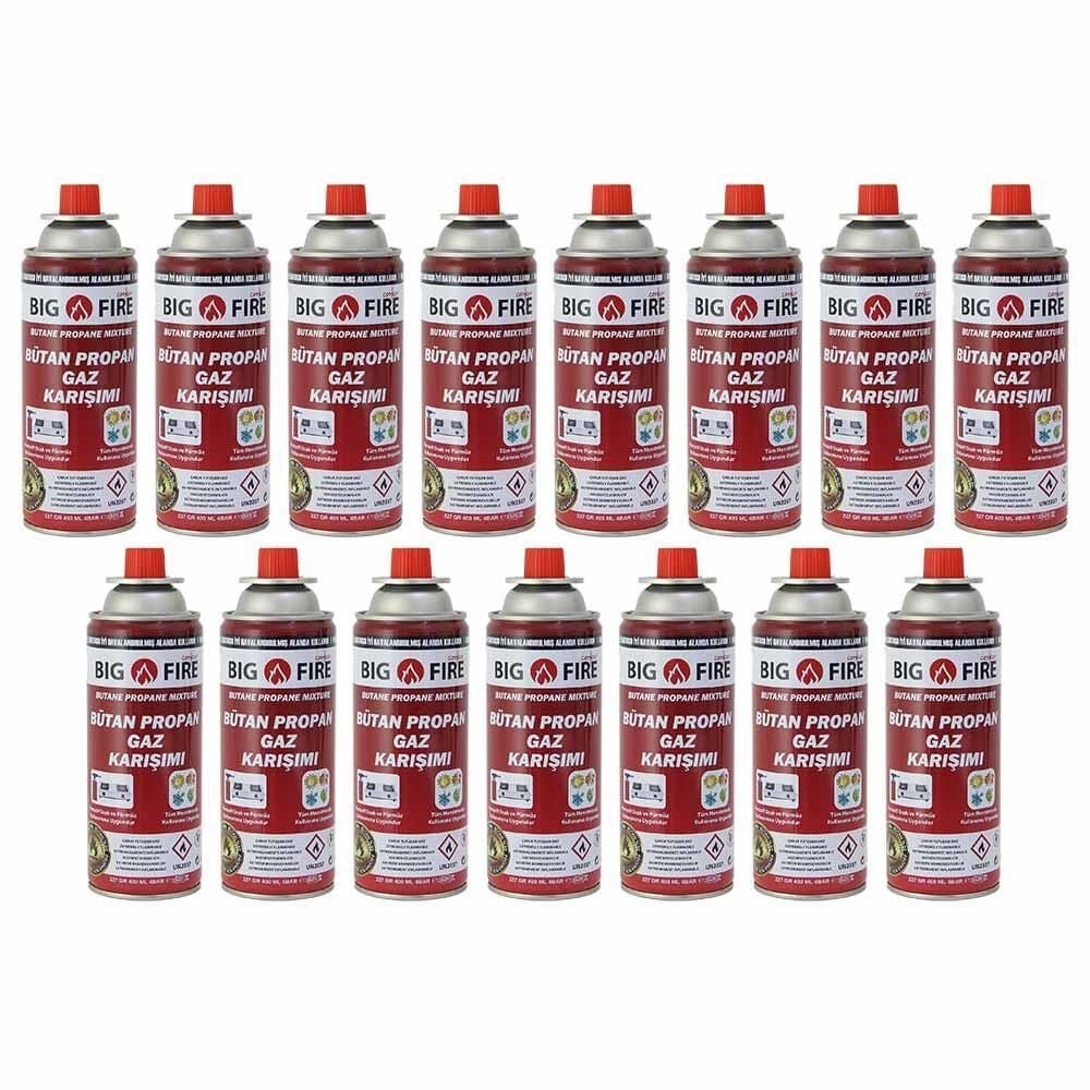 Big Fire Power 227gr Valfli Gaz Kartuşu 15Lİ SET