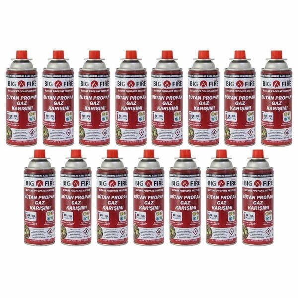 Big Fire Power 227gr Valfli Gaz Kartuşu 15Lİ SET