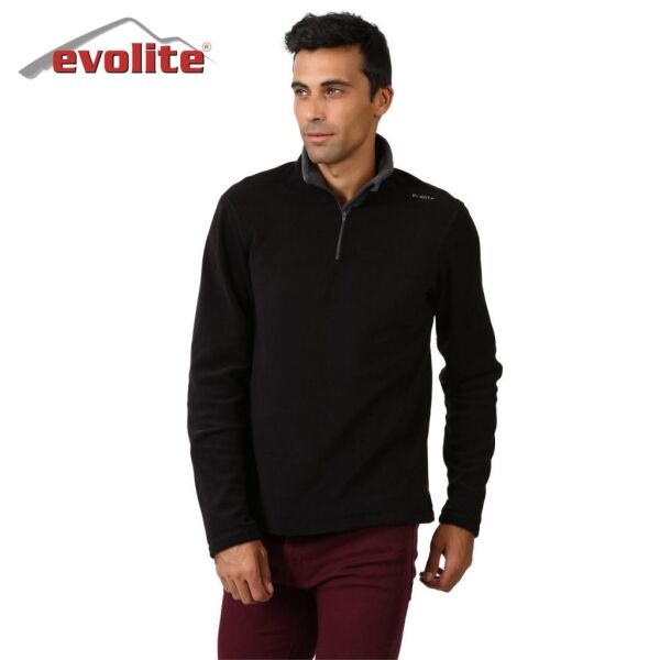 Evolite Fuga Bay Mikro Polar Sweater - Siyah XXL