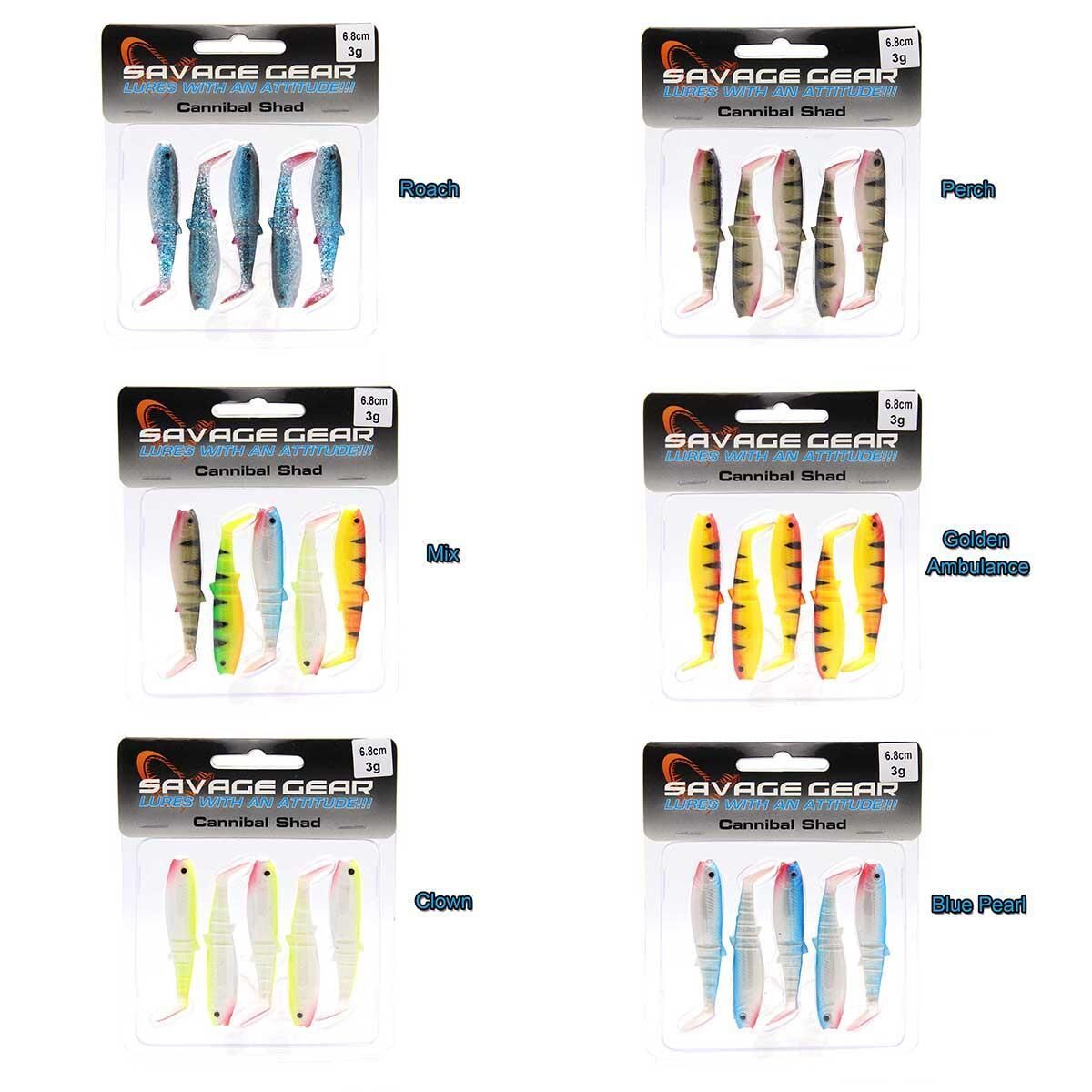 Savage Gear Cannibal Shad 6,8cm 3gr Silikon Yem