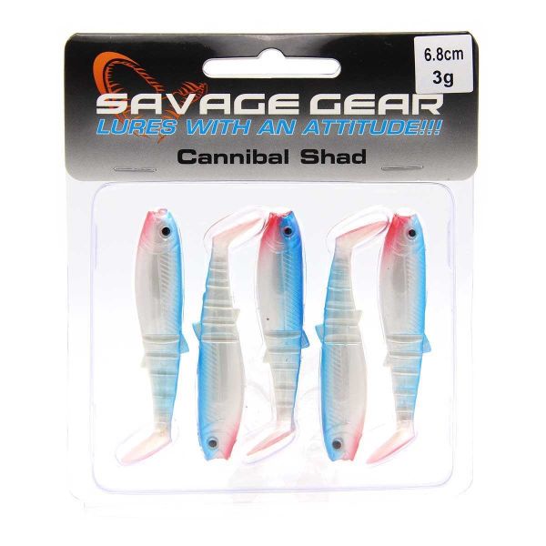 Savage Gear Cannibal Shad 6,8cm 3gr Silikon Yem CLOWN