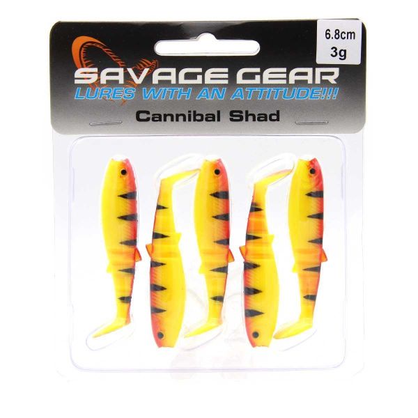 Savage Gear Cannibal Shad 6,8cm 3gr Silikon Yem CLOWN