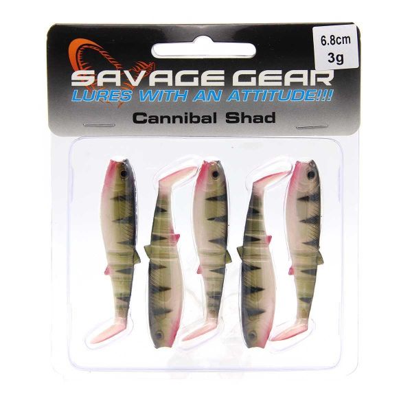 Savage Gear Cannibal Shad 6,8cm 3gr Silikon Yem CLOWN