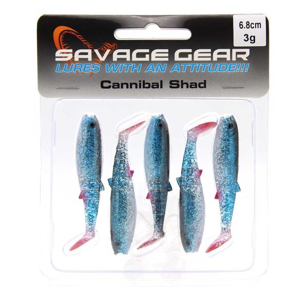 Savage Gear Cannibal Shad 6,8cm 3gr Silikon Yem CLOWN