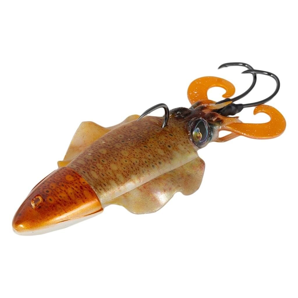 Seabor Cuttle Fish 12cm Kalamar Silikon Yem GHOST - 80 GR