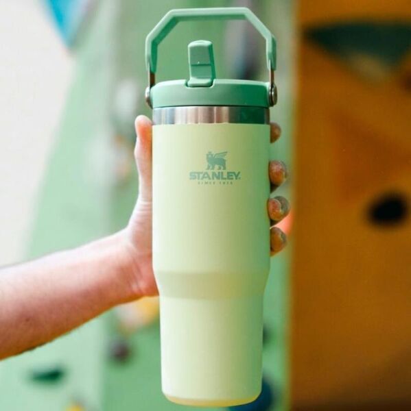 Stanley The IceFlow Flip Straw Pipetli Termos Bardak 0,89 Lt AÇIK YEŞİL
