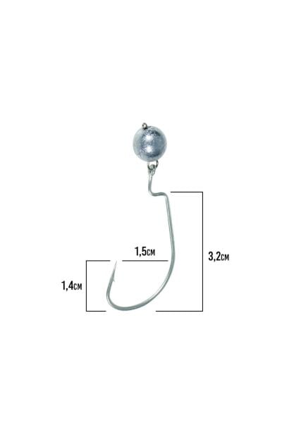 Fujin OffSet Jighead 2/0